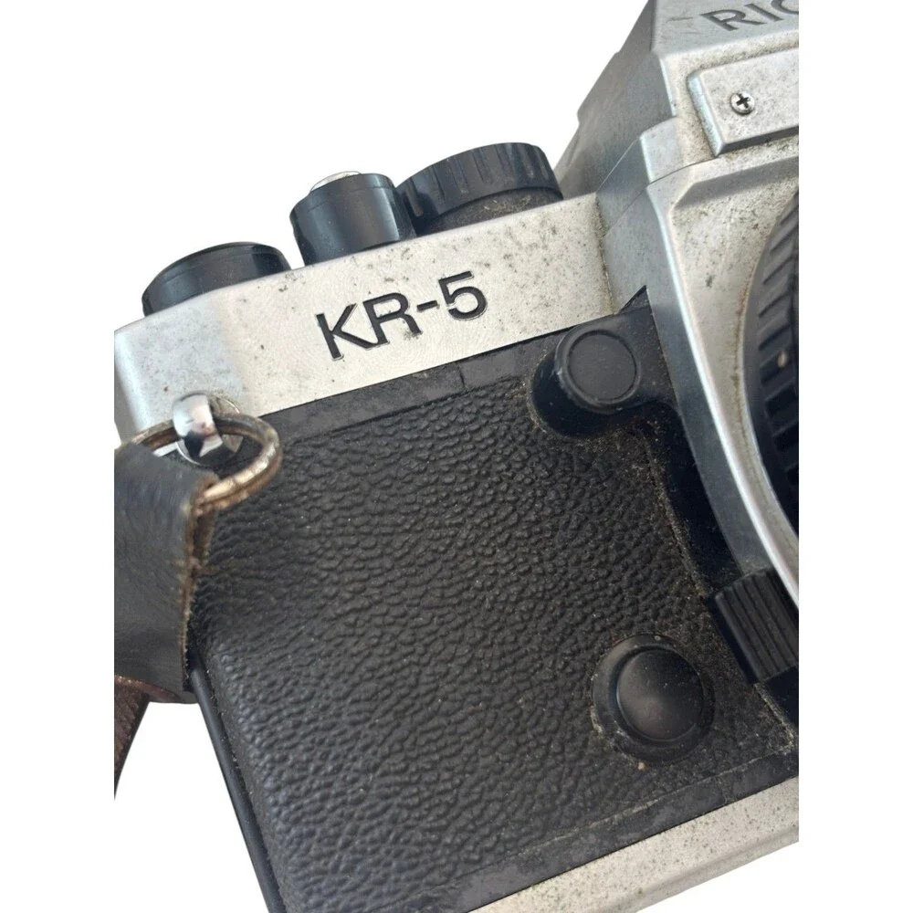 Ricoh KR-5 35mm SLR Film Camera + Lens For Parts